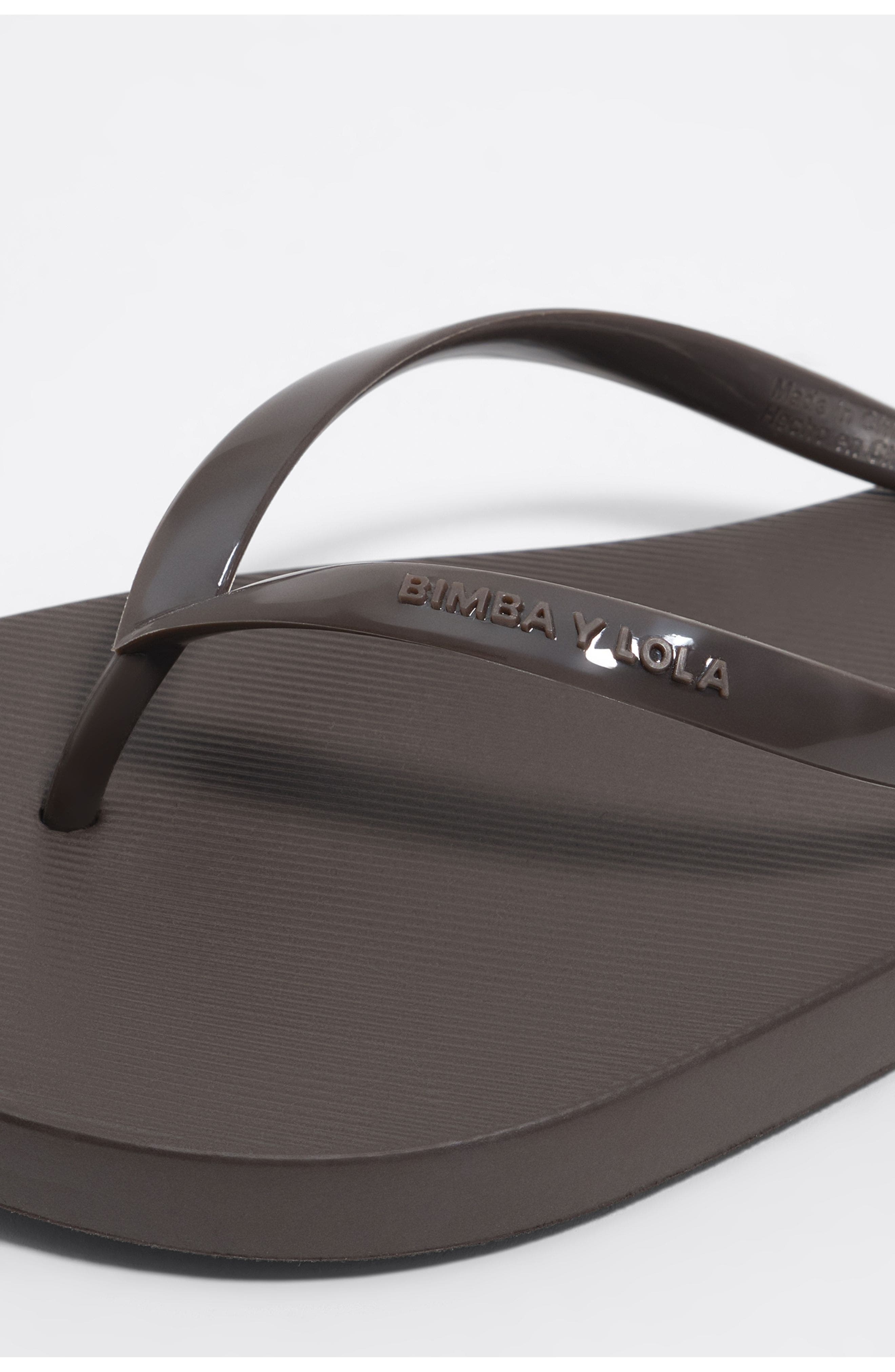 Bimba y Lola Flip-Flop, Alternate, color, Chocolate