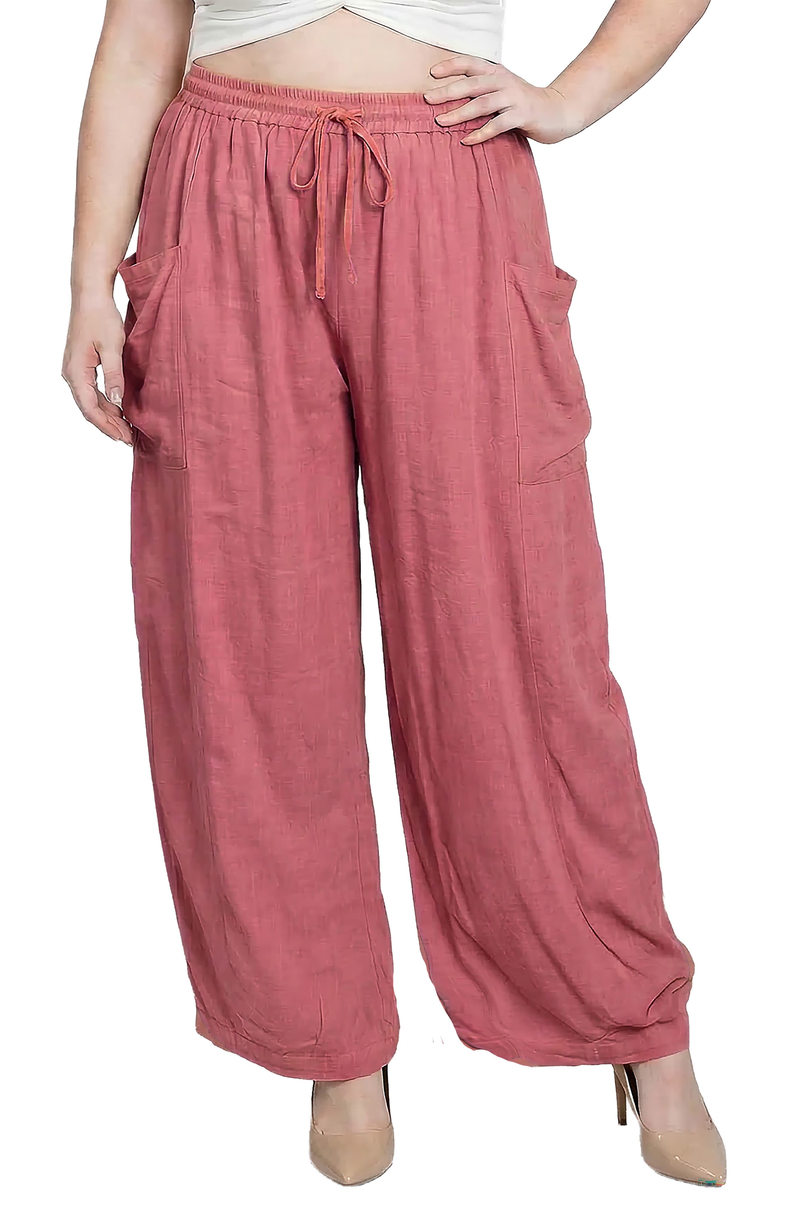 Shantung Harem Pants