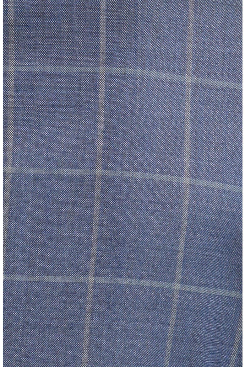 Windowpane Check Wool Blazer, Alternate, color, BLUE