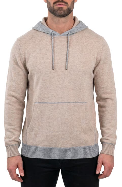 Mercerized Cotton Sweater Hoodie