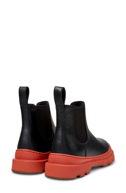 Camper Brutus Elastic-panelled Chelsea Boots In Black