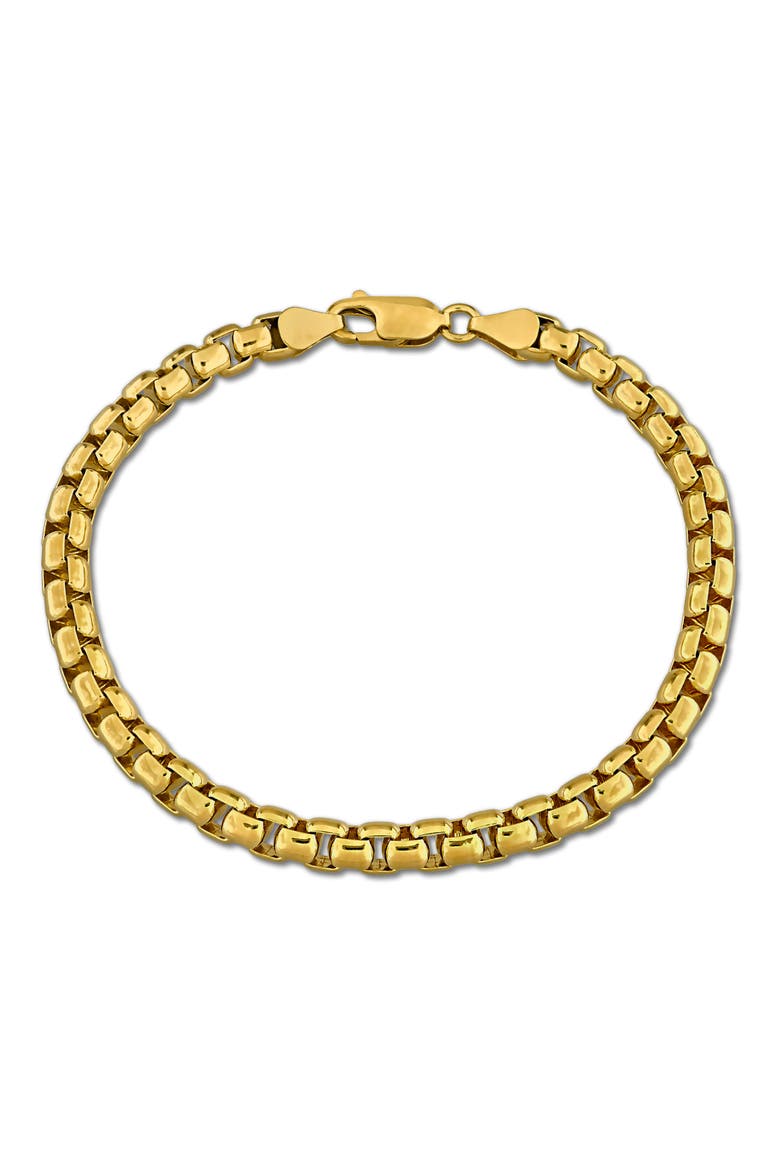 Box Link Chain Bracelet, Main, color, GOLD