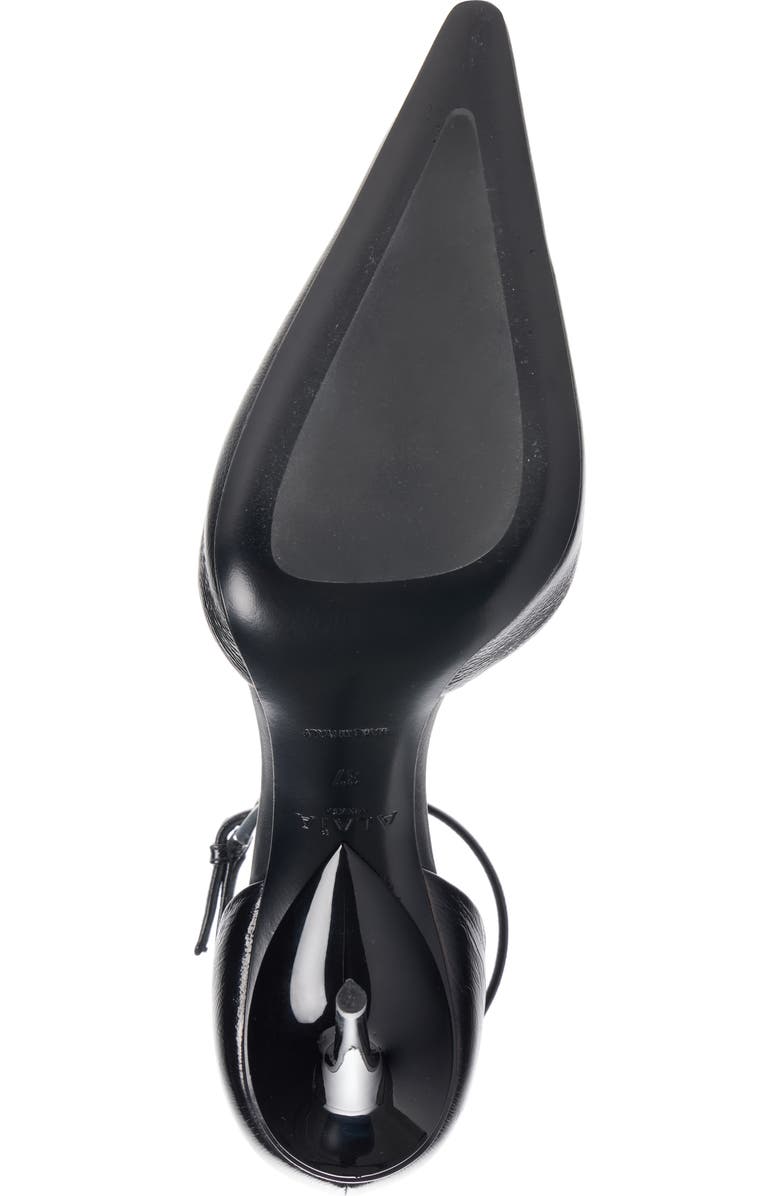 Alaïa Ankle Strap d'Orsay Pump, Alternate, color, Noir