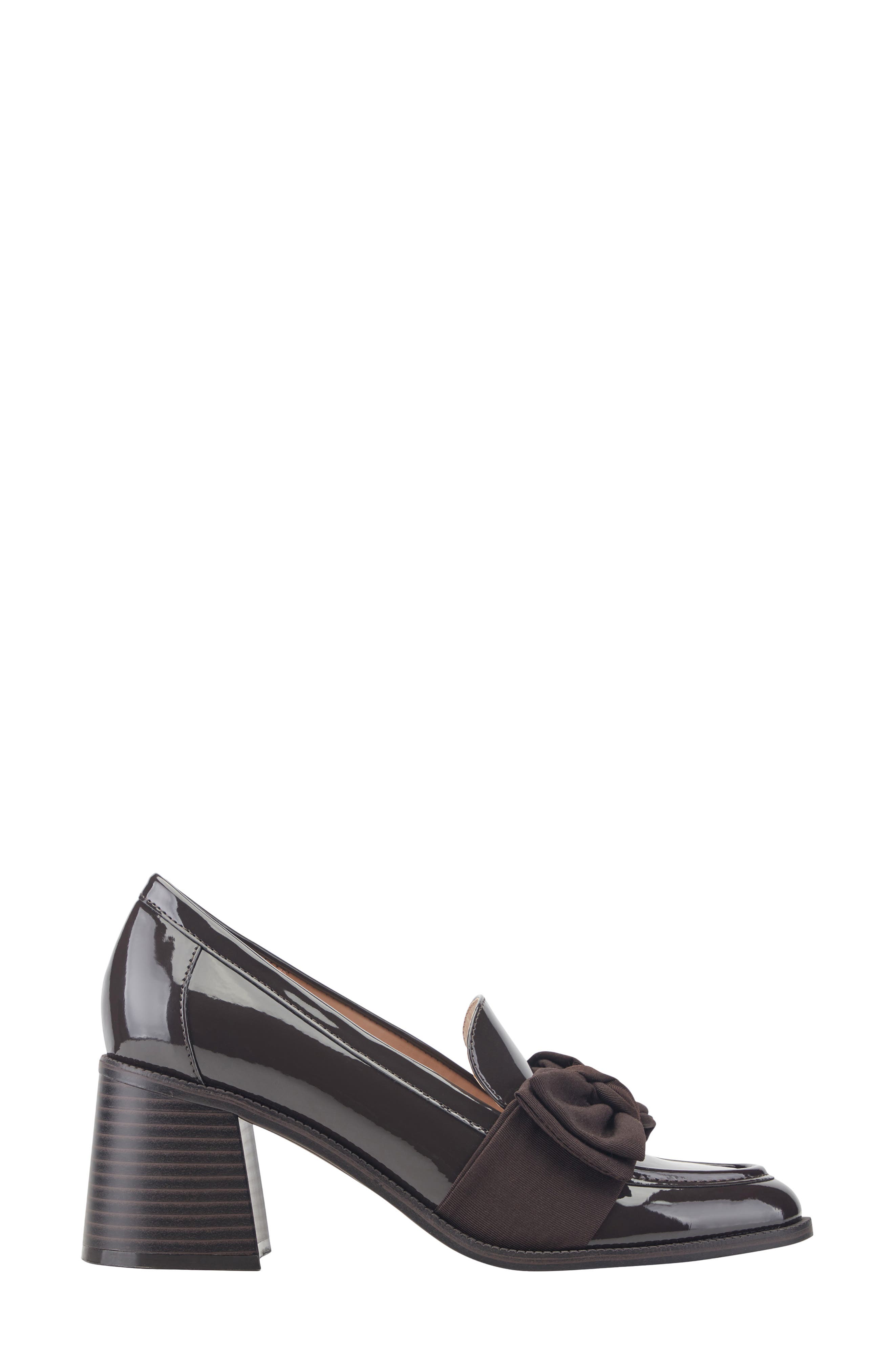 Korra Bow Pump, Alternate, color, DARK BROWN