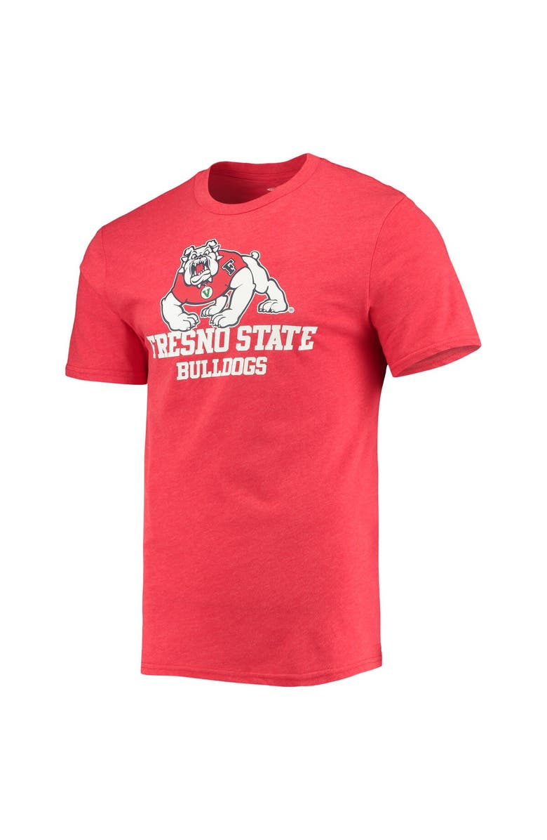 CONCEPTS SPORT Men's Concepts Sport Heathered Charcoal/Red Fresno State Bulldogs Meter T-Shirt & Pants Sleep Set, Alternate, color, Heather Charcoal