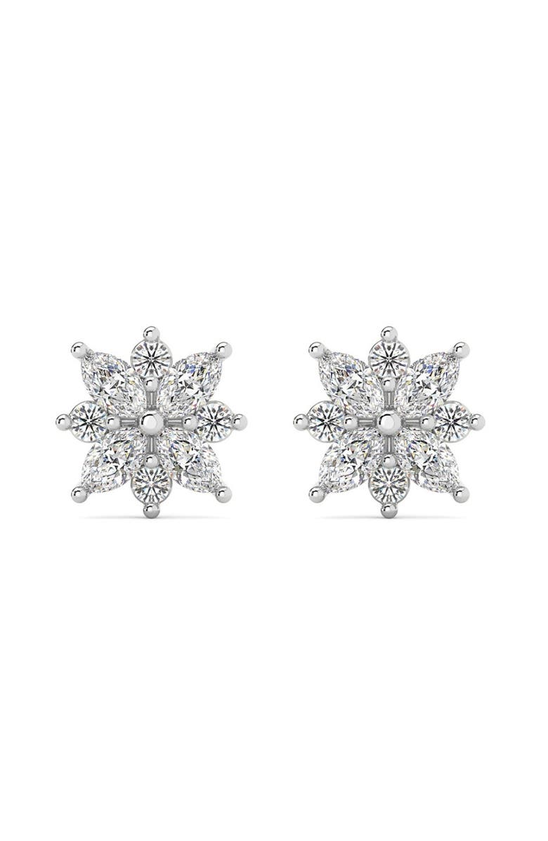 Bliss Diamond 1/2Ct Marquise Star Diamond Earrings 14k Gold Earrings Lab Grown, Main, color, 14K White Gold