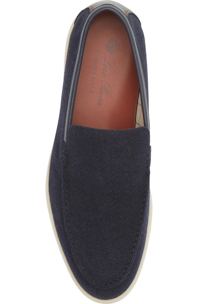 Loro Piana Summer Walk Denim Loafer, Alternate, color,