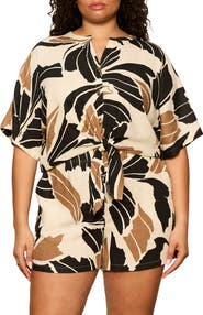 Sanctuary Within Time Floral Button-Up Shirt