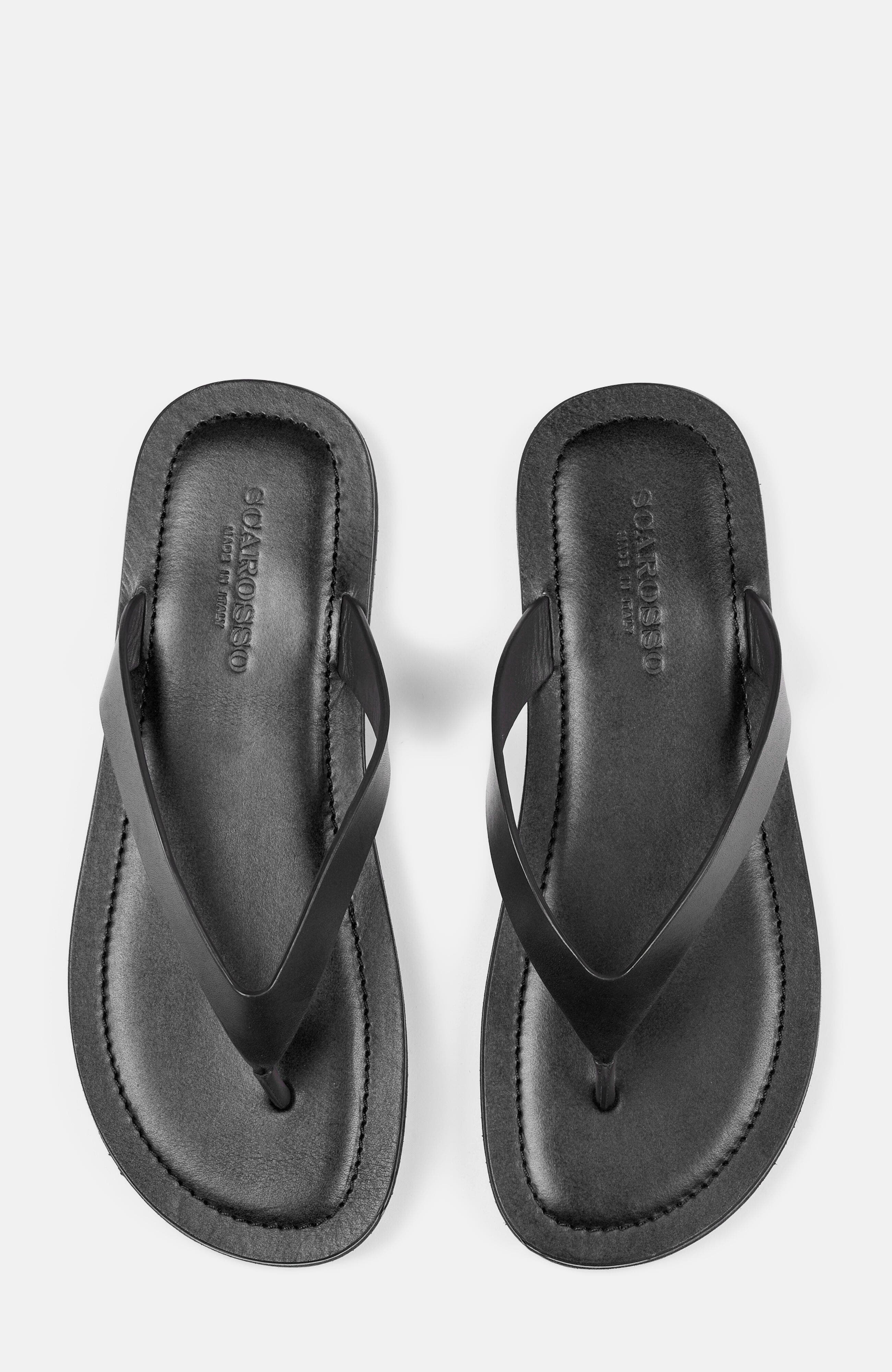 SCAROSSO Ascanio Sandals, Alternate, color, Black - Calf