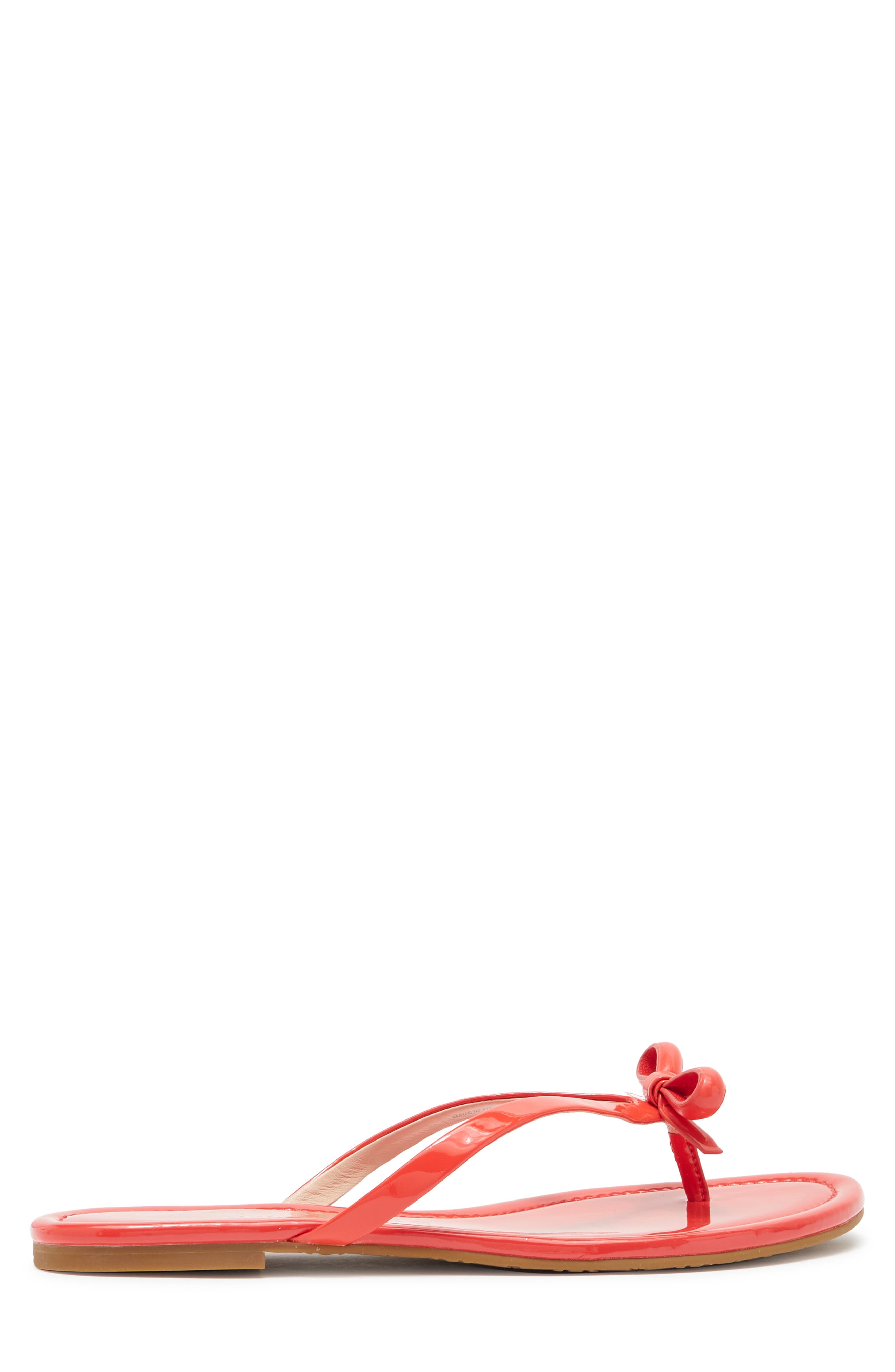 petit flip flop, Alternate, color, CORAL ROSE PATENT LEATHER