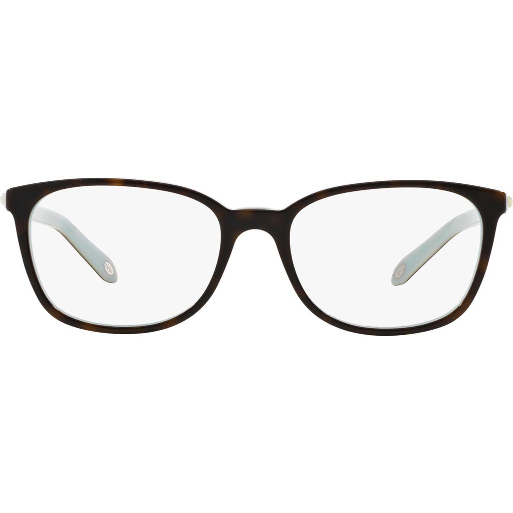 Tiffany & Co. 51mm Rectangular Optical Glasses in Havana Blue  product