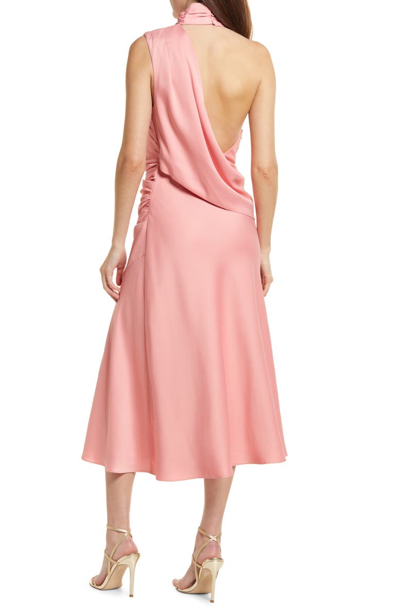 MISHA Robbia Cowl Neck Dress, Alternate, color, 