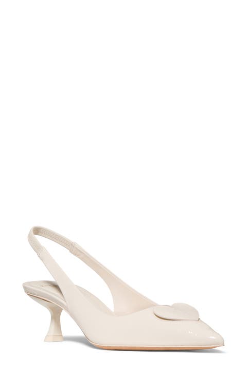 lover crinkle patent leather slingback pump (Women)