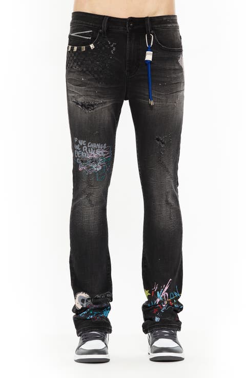 Lenny 603 Bootcut Jeans (Graffiti)