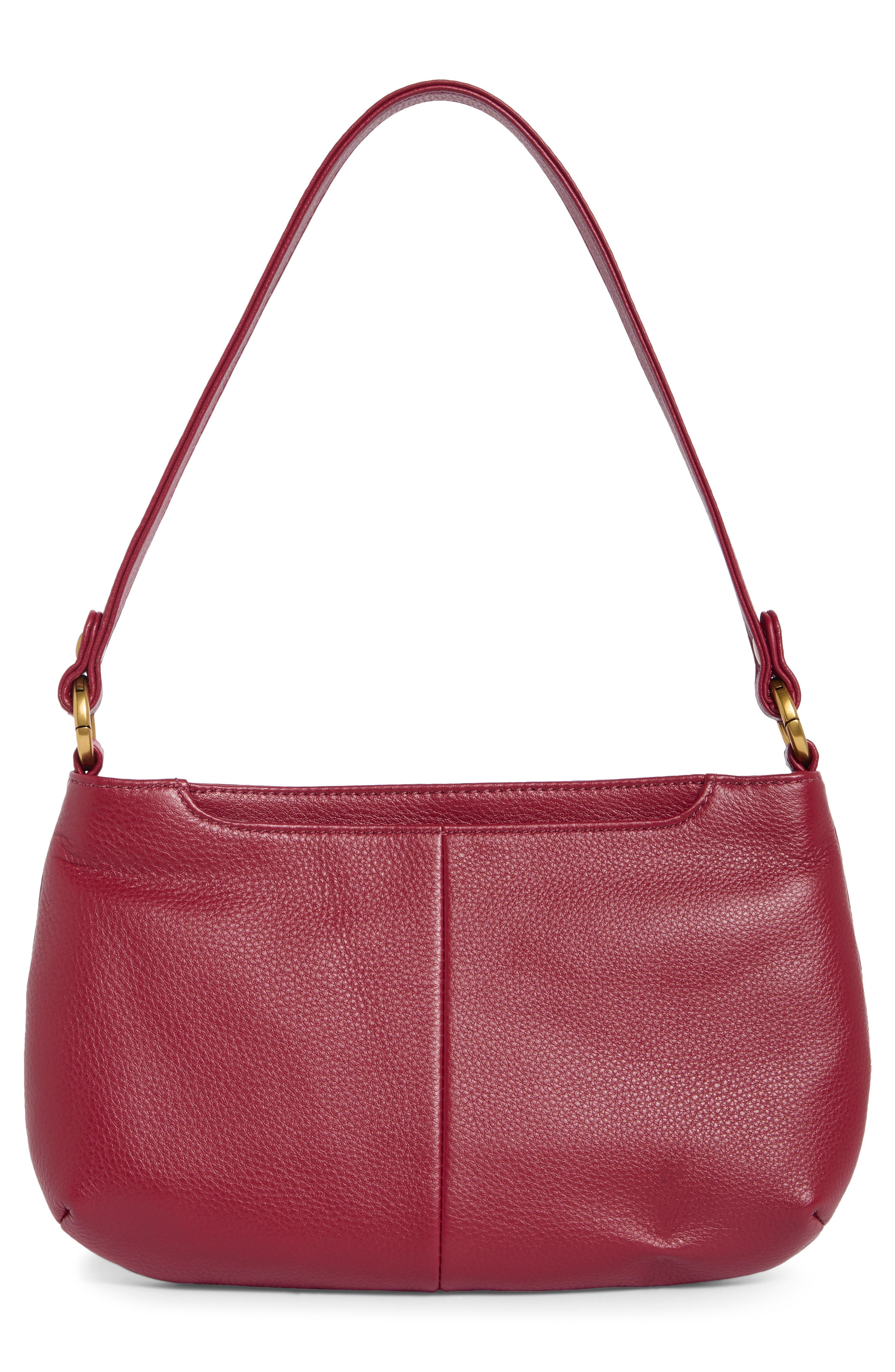 Pier Leather Baguette, Alternate, color, SANGRIA