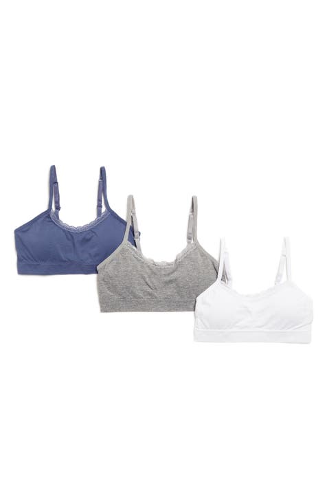 Kids' Sabrina 3-Pack Seamless Bralettes (Big Kid)