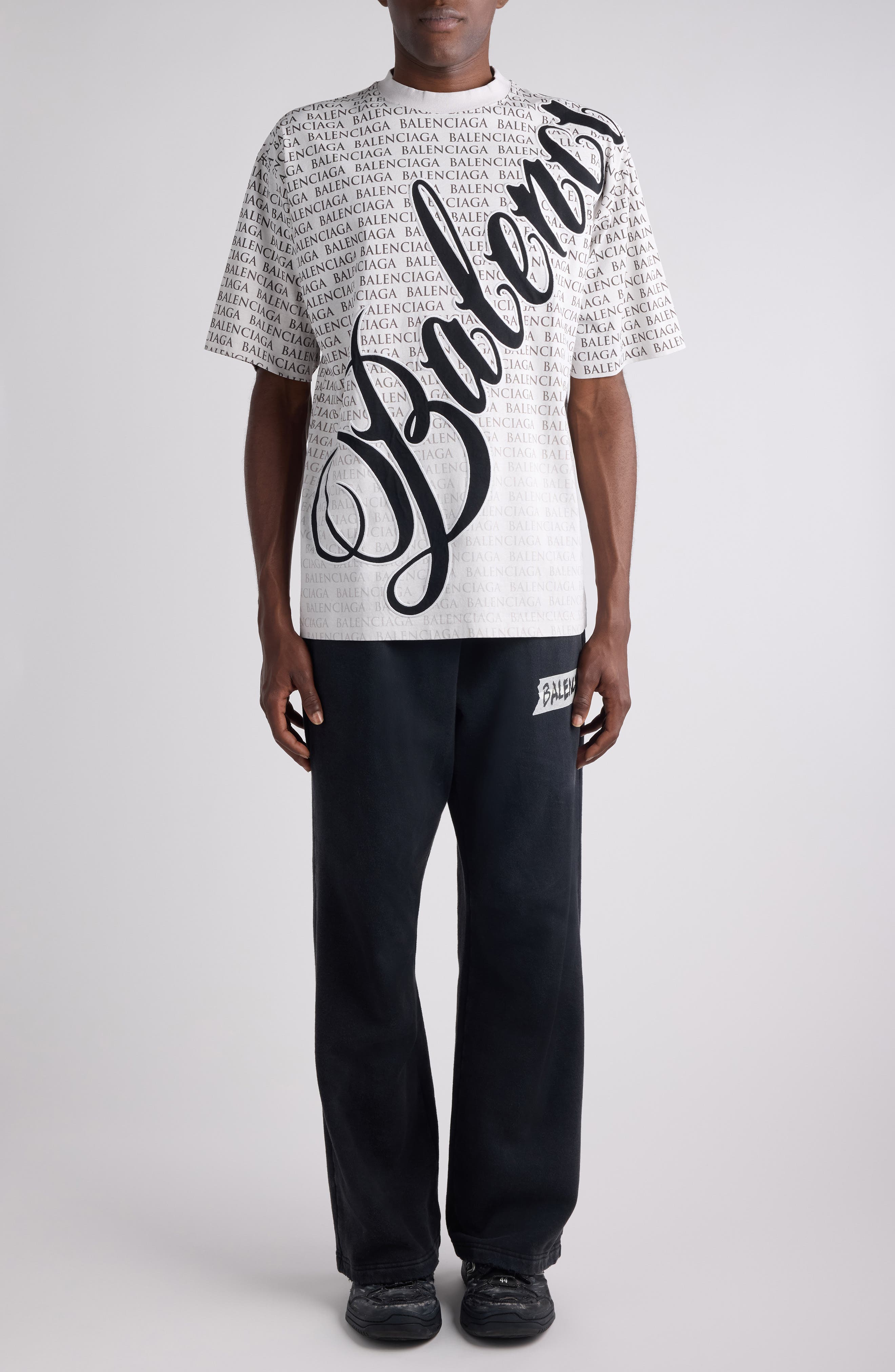 Medium Fit Big B Cursive Logo Graphic T-Shirt - image 2