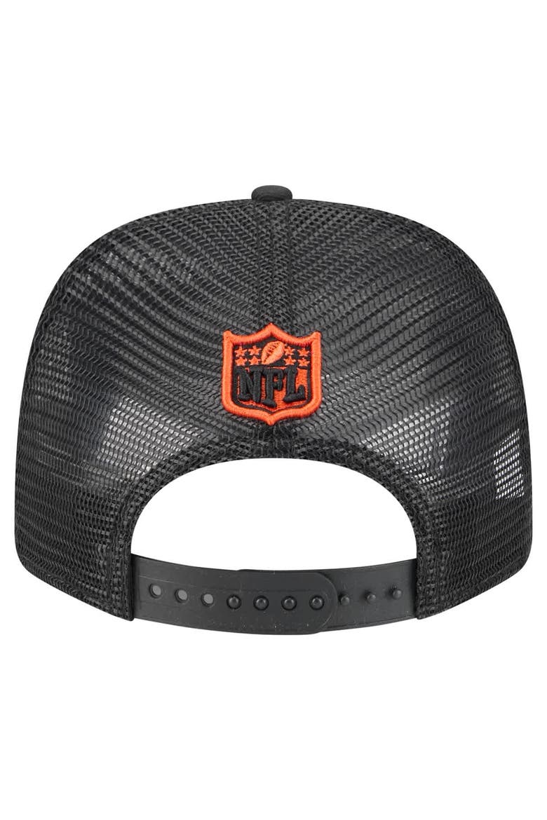 Men's New Era  Black Cincinnati Bengals Team Collection 9SEVENTY Stretch-Snap Adjustable Hat, Alternate, color, Black