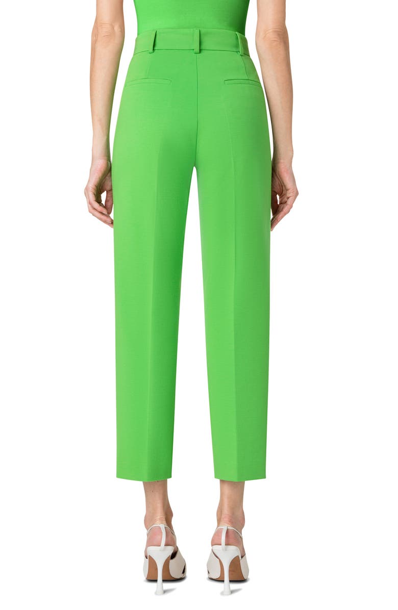 Akris punto Ferry Pintuck Signature Jersey Trousers, Alternate, color, 