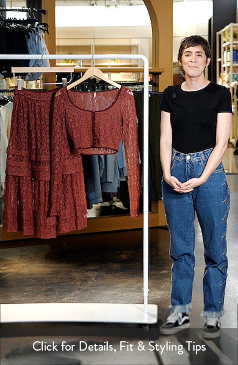 Arcana Lace Crop Top & Maxi Skirt Set, sales video thumbnail