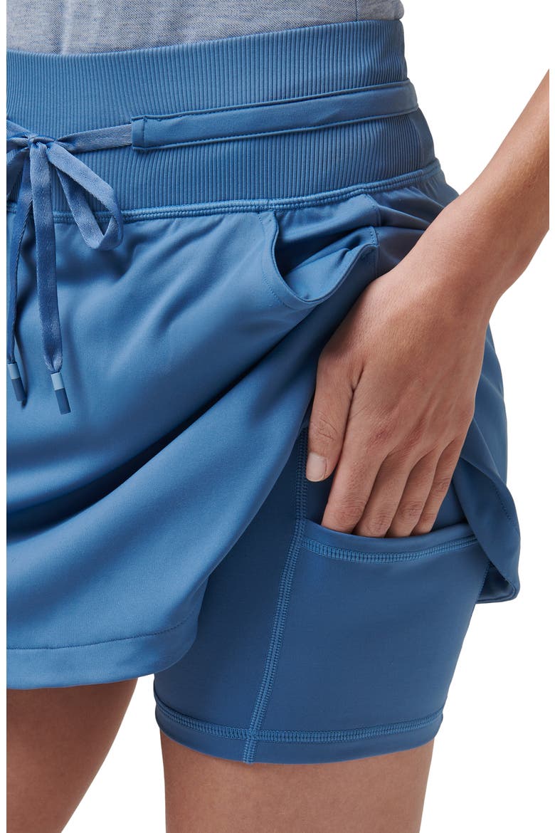 Moveknit Drawstring Skort, Alternate, color, MOONLIGHT BLUE
