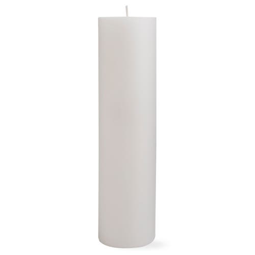 Tag Chapel White Pillar Candle Unscented Long Burning Set Of 2 In White
