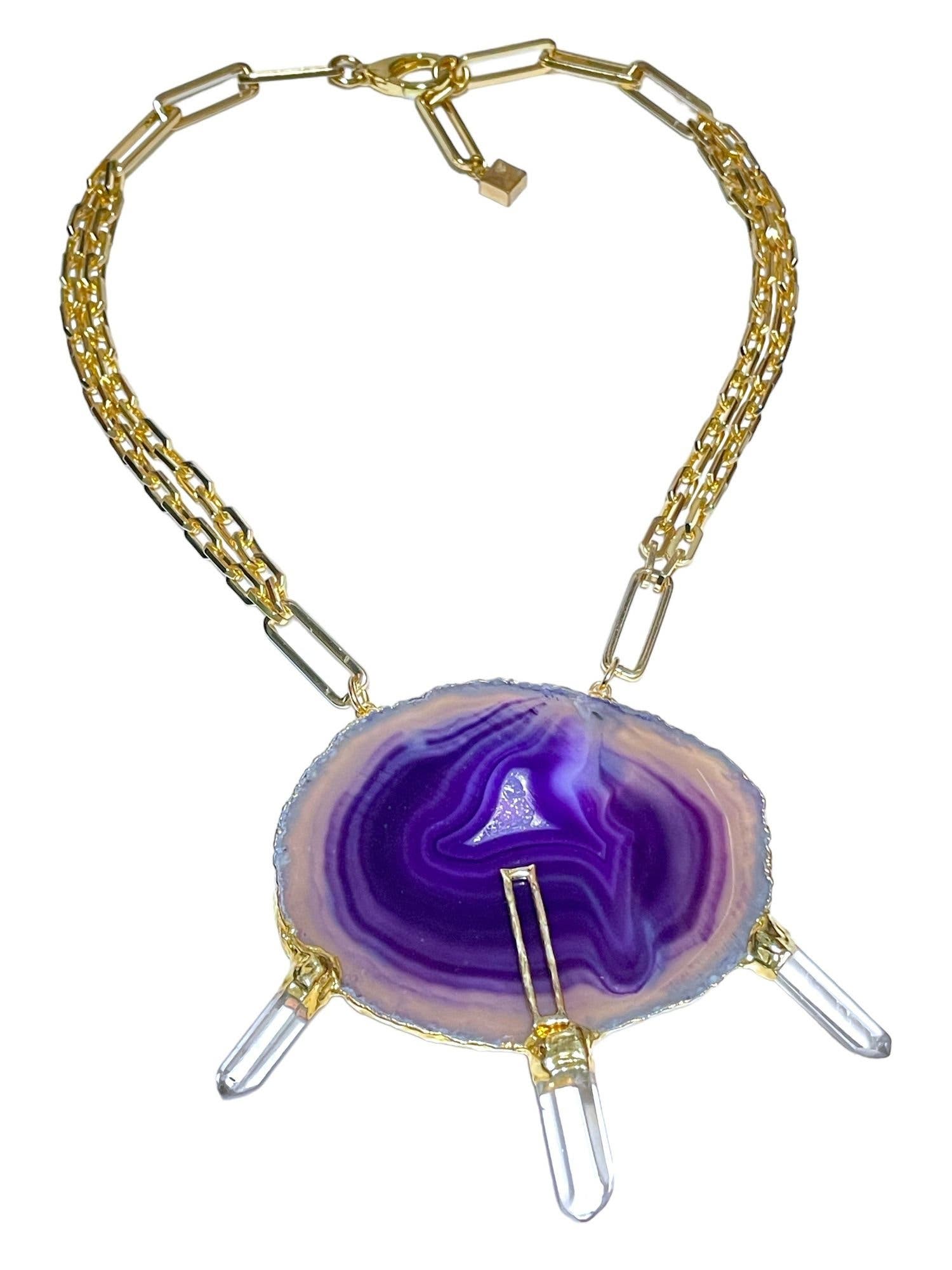 selected Gold/Purple