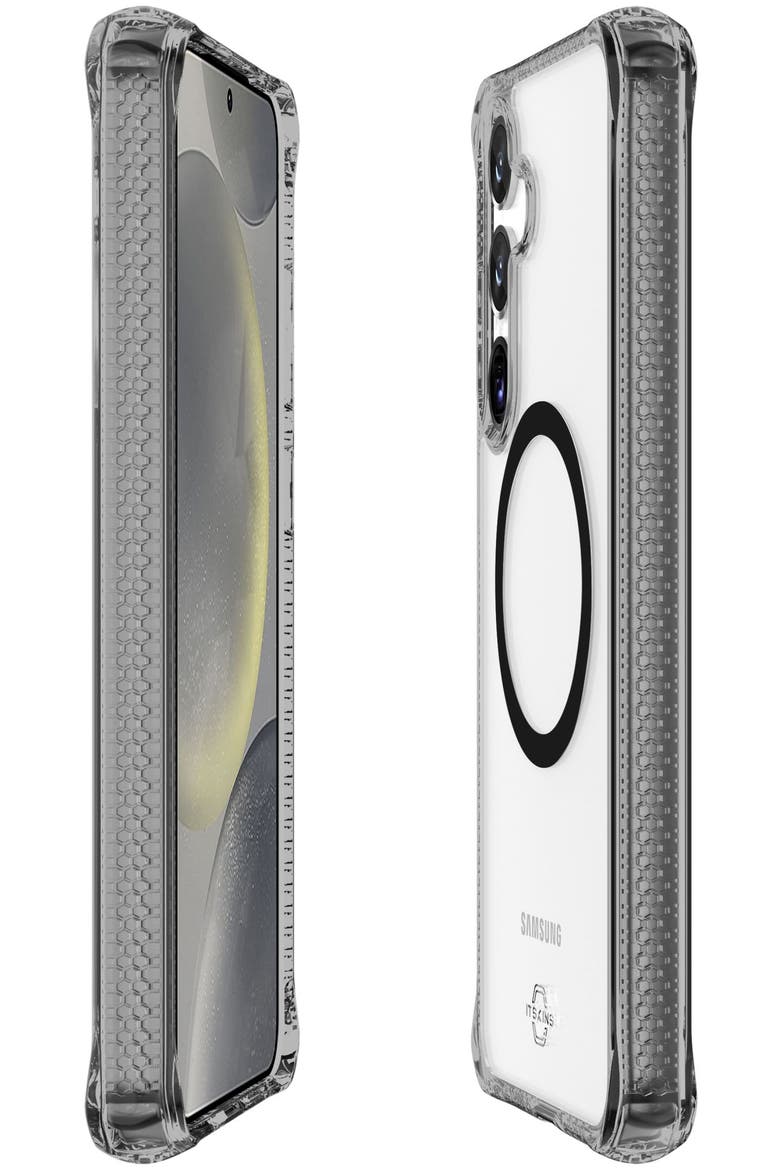 Hybrid_R Clear MagSafe Case for Samsung Galaxy S25, Alternate, color, Black