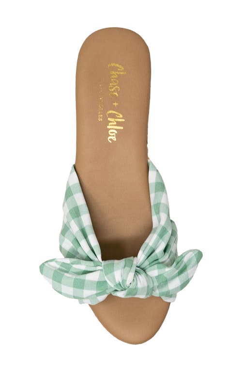 Chase & Chloe Chase And Chloe Knot Top Platform Sandal
