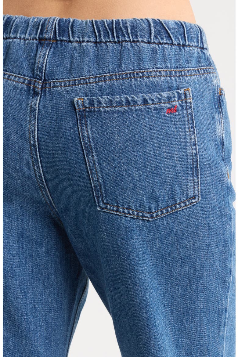 Ella Wide Leg Denim Pants, Alternate, color, MEDIUM WASH