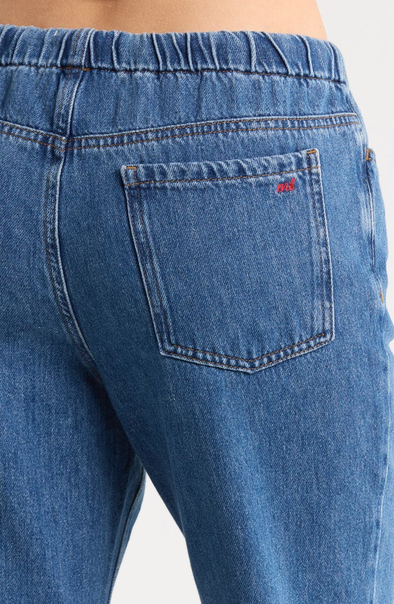 Marine Layer Ella Wide Leg Denim Pants, Alternate, color, Medium Wash