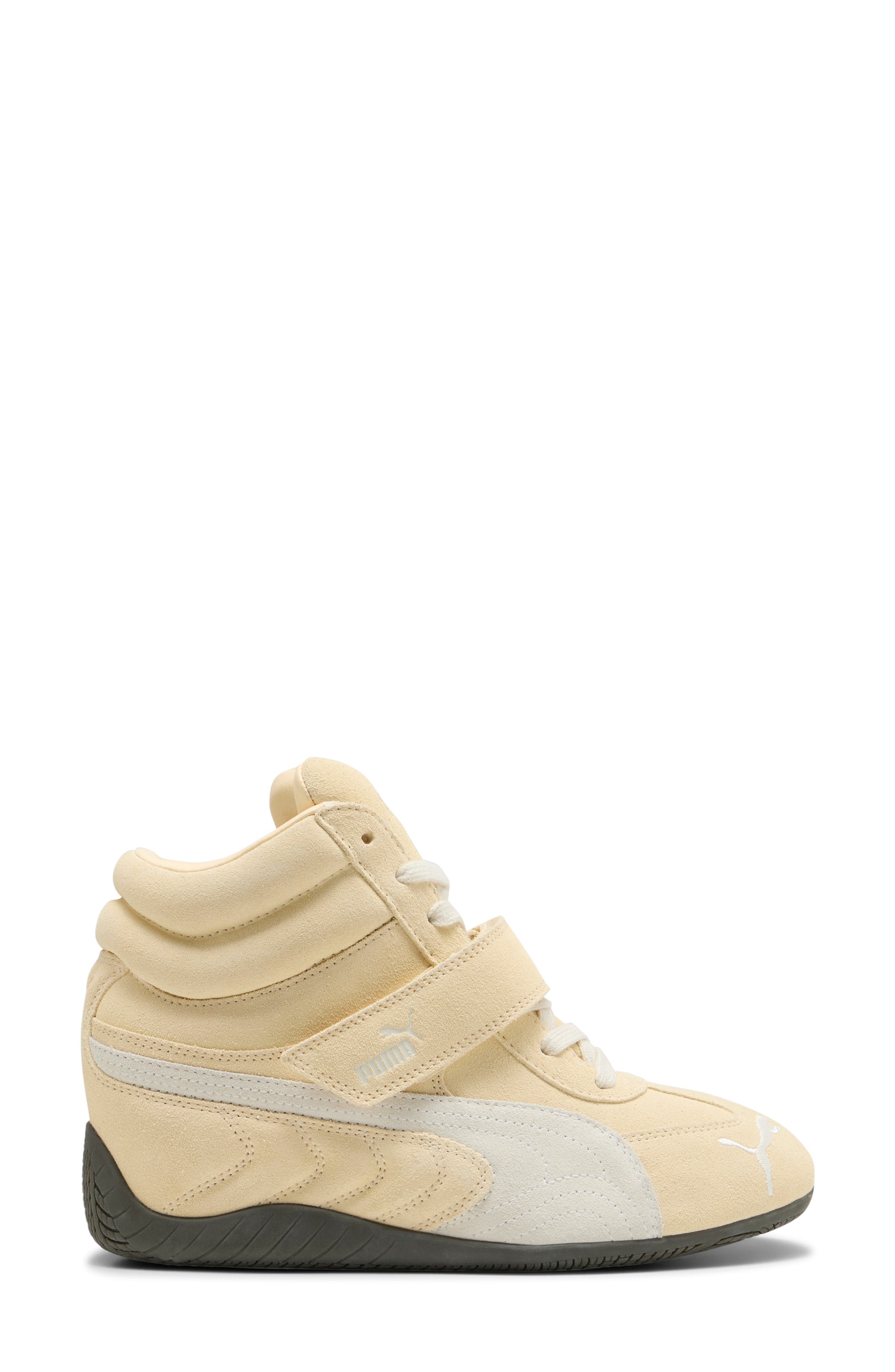 Speedcat Wedge Sneaker, Alternate, color, BUTTERCREAM/ GUM
