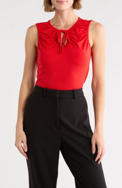 Sleeveless Scoopneck Top