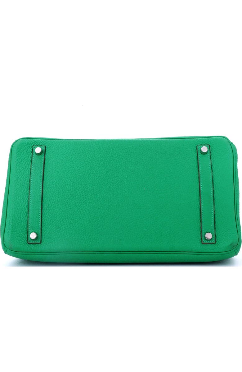 Pre-Owned Hermes Birkin Handbag Green Clemence with Palladium Hardware 35, Alternate, color, Menthe