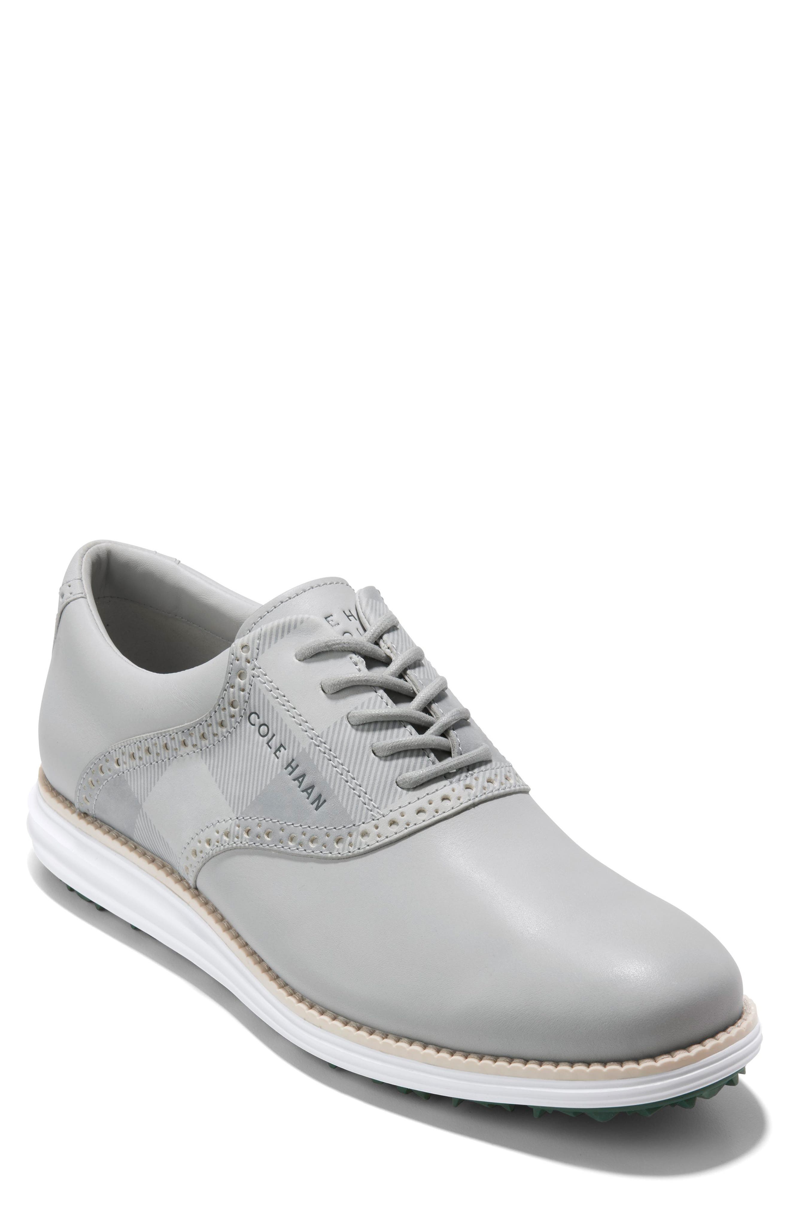 Cole Haan Original Grand Waterproof Saddle Golf Shoe, Main, color, 