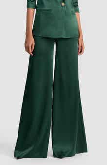 Alice + Olivia Nessi High Waist Wide Leg Pants
