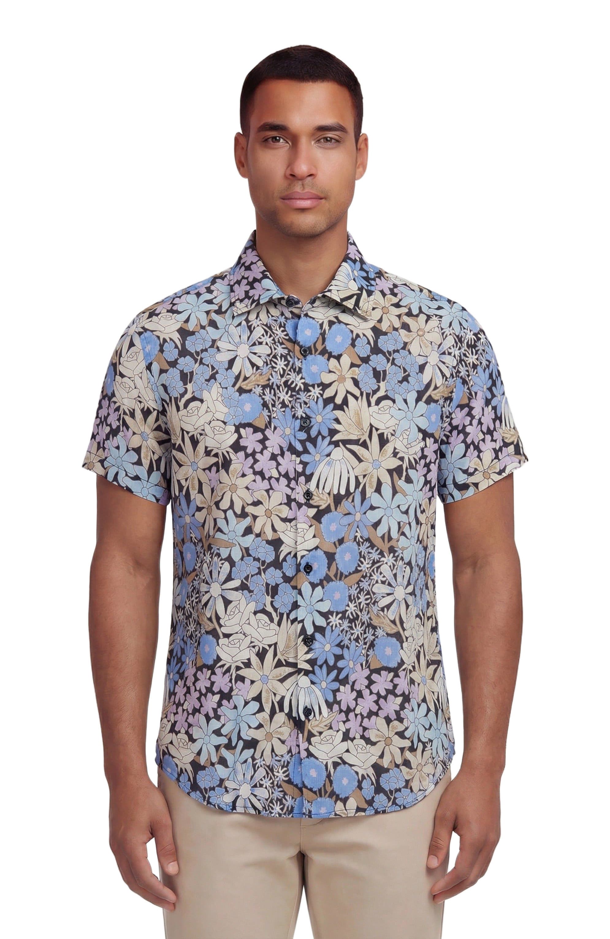 selected ROUGH FLORAL BLACK