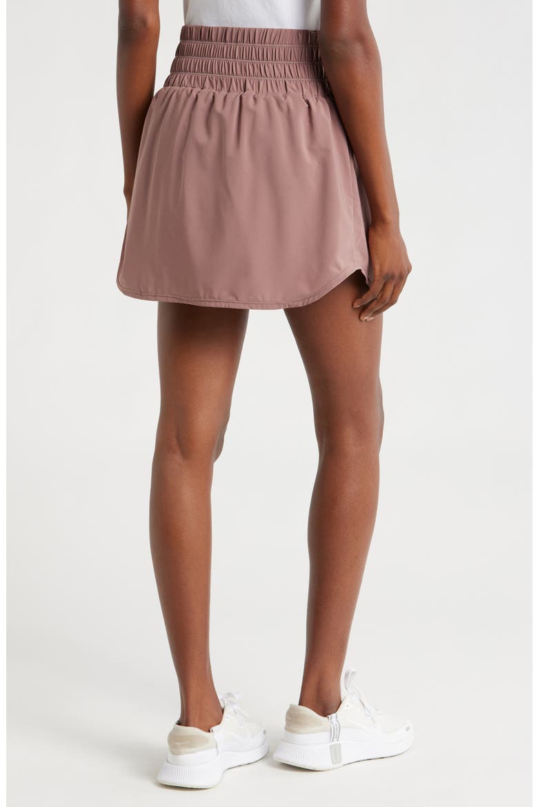 Ultrahigh Waist Skorts, Alternate, color, SMOKEY MAUVE/ BLACK
