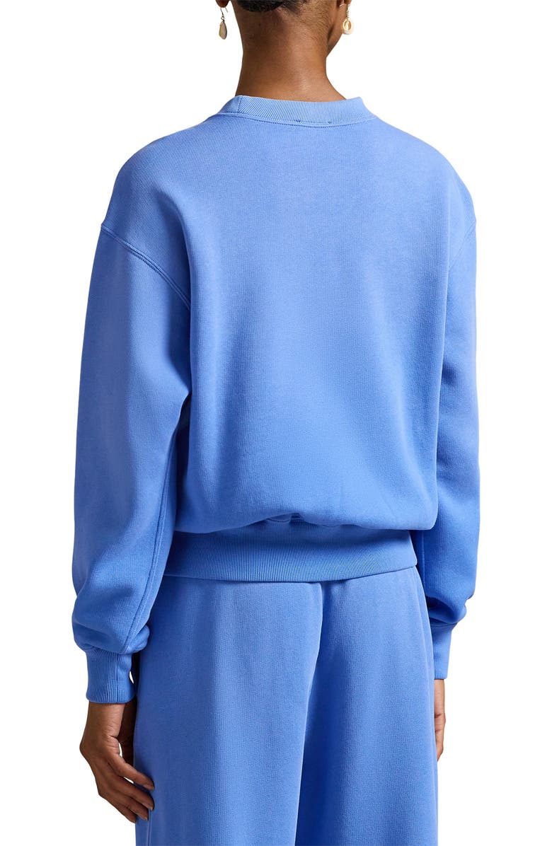 Polo Ralph Lauren Arctic Fleece Sweatshirt, Alternate, color, New Iris Blue