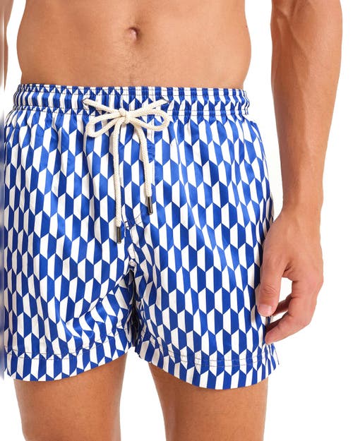 Peninsula Swimwear Libeccio Swim Shorts In Blue