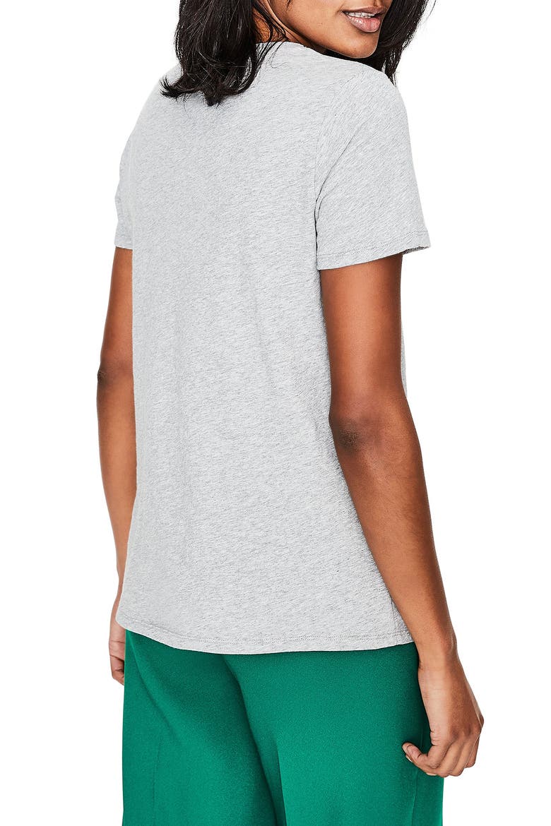 Crewneck Graphic Tee, Alternate, color, GREY MARL GOLD GLASS