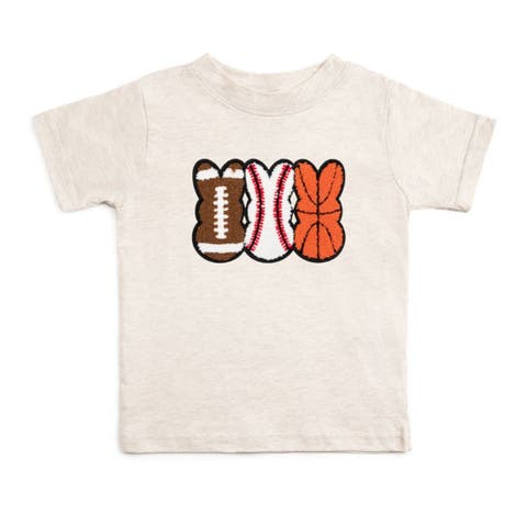 Sports Peeps Patch Easter Short Sleeve T-Shirt (Baby, Toddler & Little Kid)