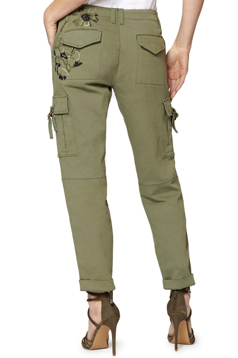 Legionnaire with Hummingbird Embroidery Pants, Alternate, color, CADET