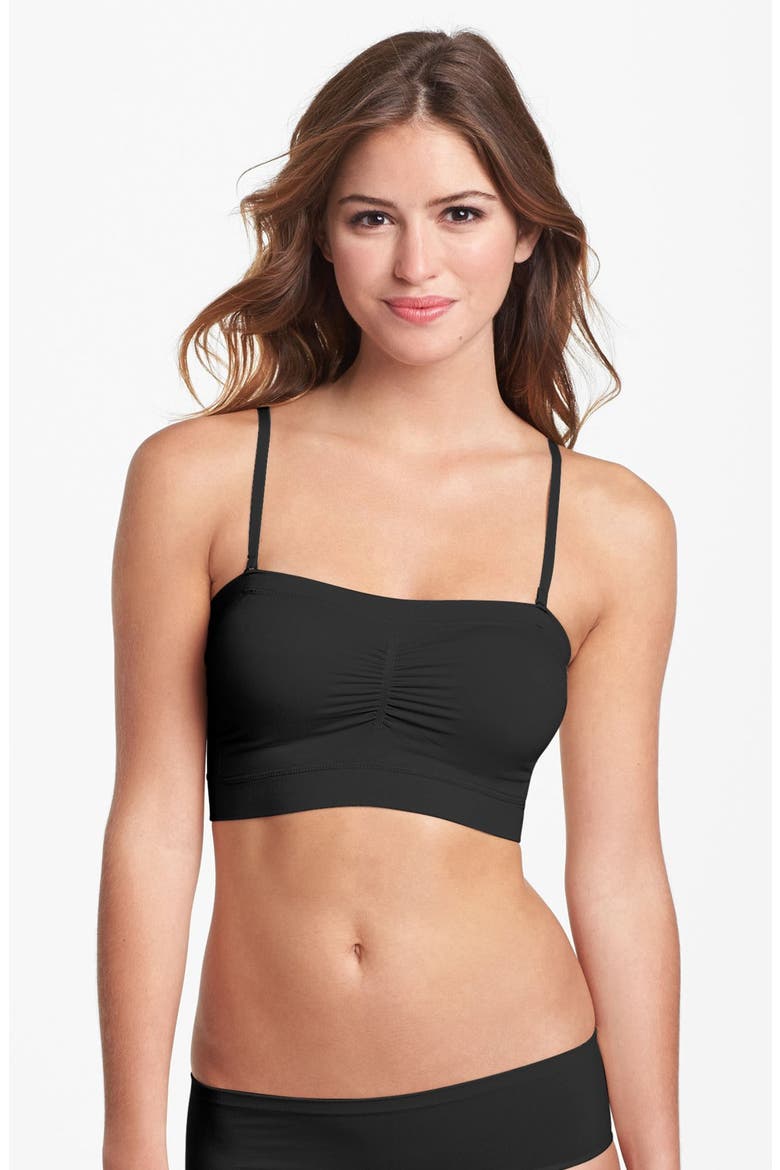 Seamless Convertible Bandeau, Main, color, BLACK