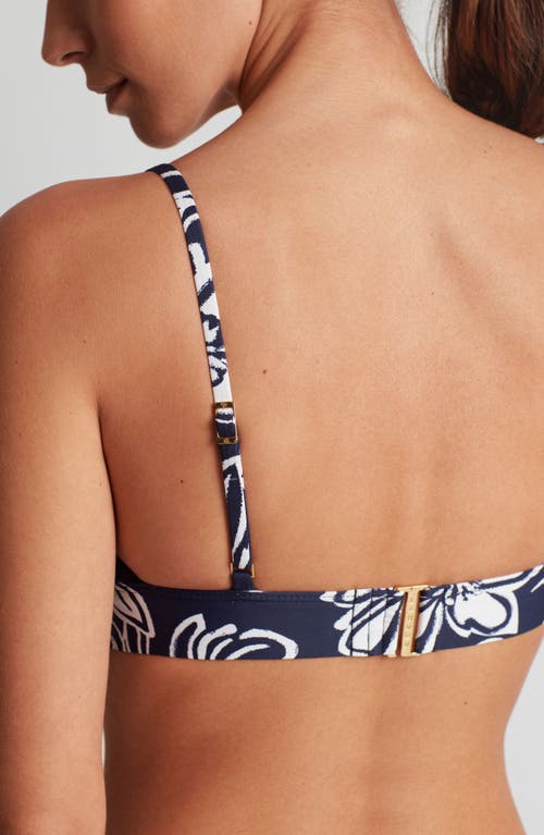 Ralph Lauren Womens Floral Print V Neck Bikini Top Hipster Bottoms In Black
