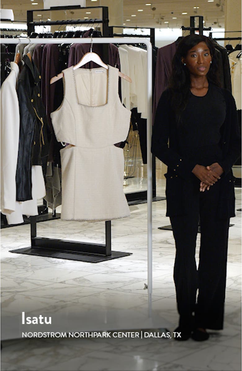 Whipstitch Trim Cutout Sleeveless Romper, sales video thumbnail