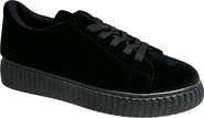 NINETY UNION Frenzy Velvet Platform Sneaker