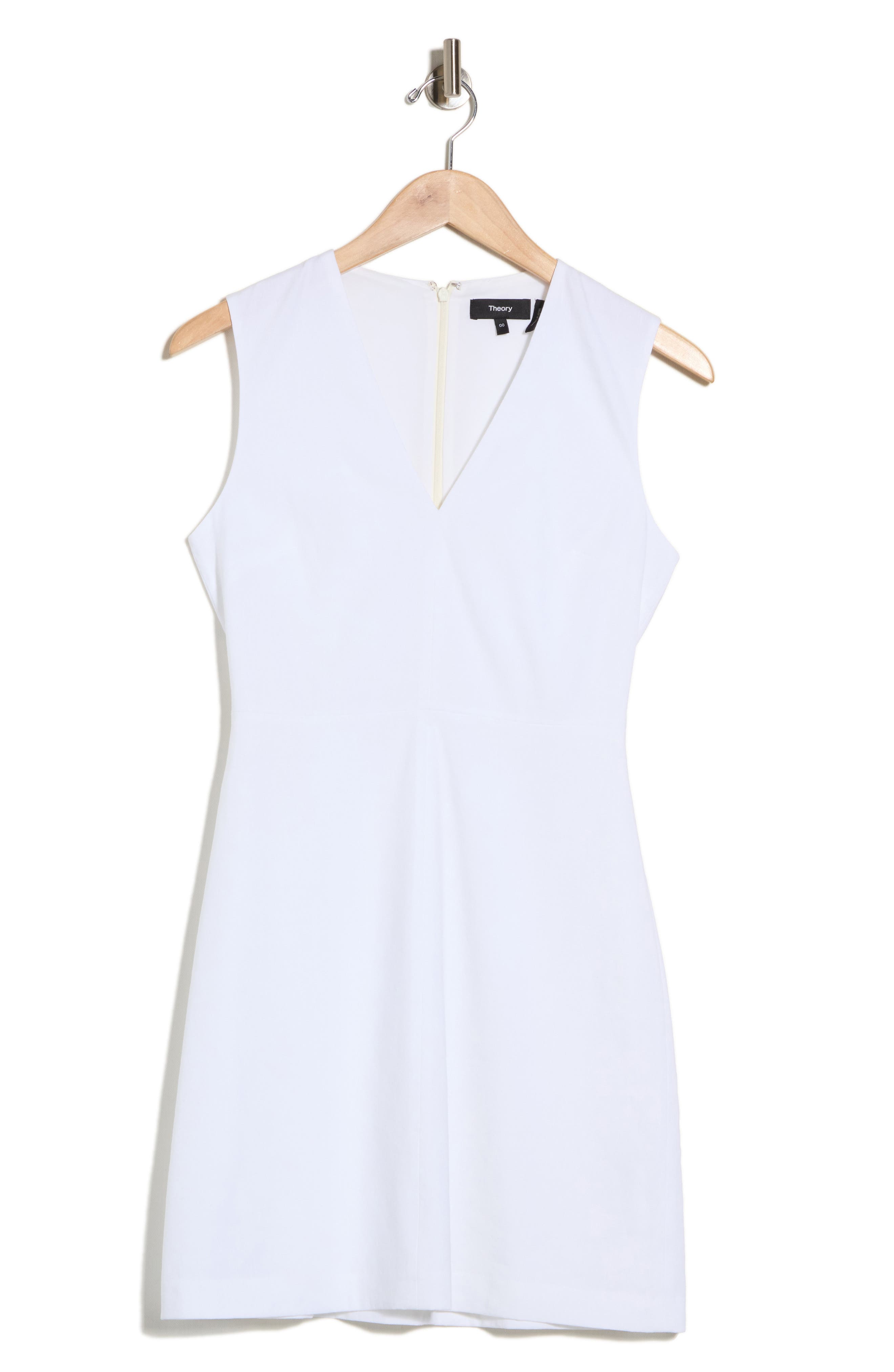 Linen Blend Fit & Flare Dress