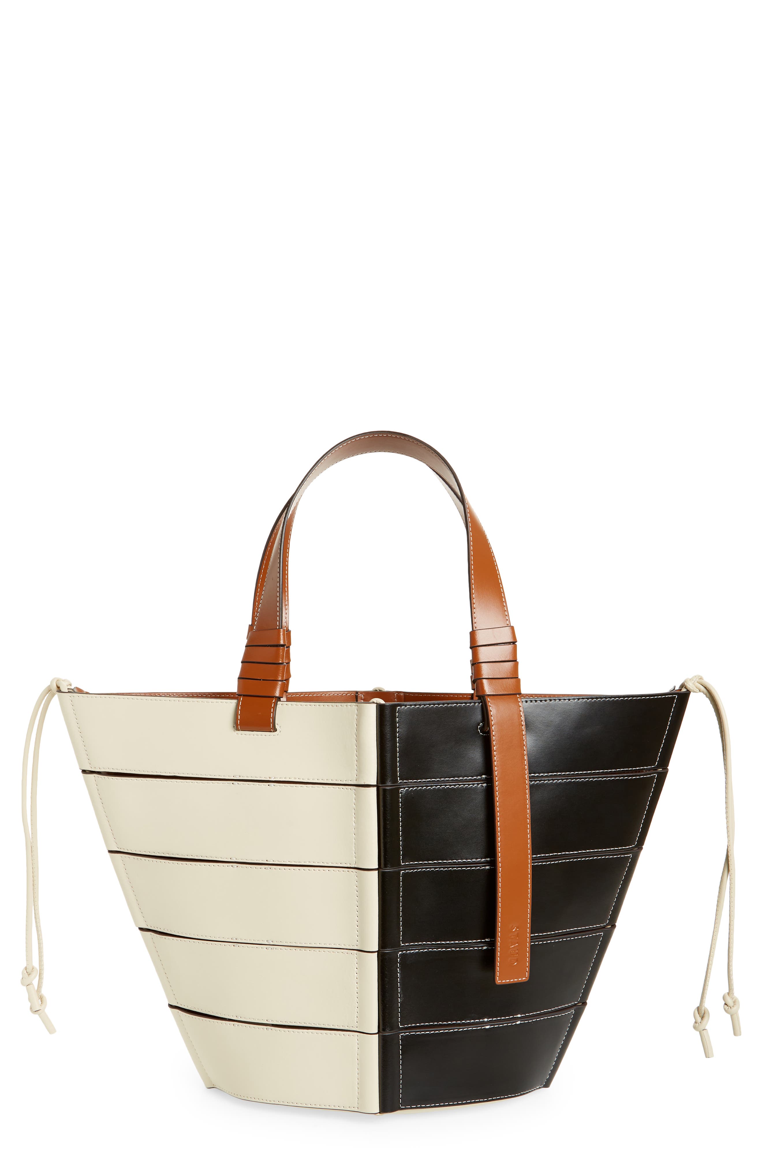 STAUD Diamond Two-Tone Tote, Main, color, 