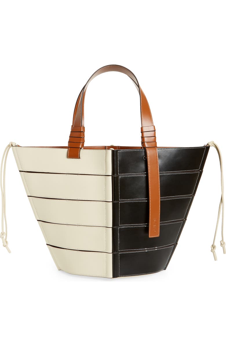 STAUD Diamond Two-Tone Tote, Main, color,